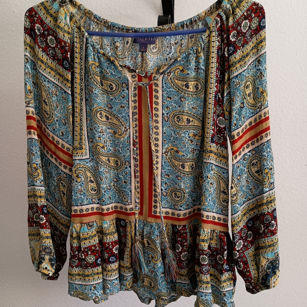 Boho Summer Gauze Top